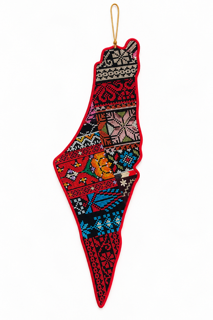 Falasteen Tatreez Map Ornament