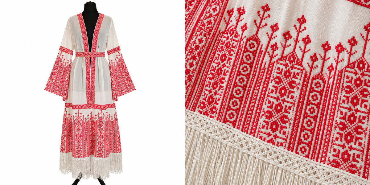 Sahar Fringe Abaya