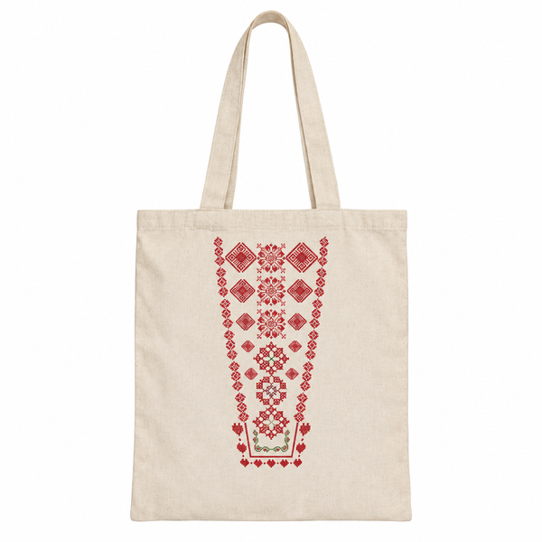 Tatreez Canvas Tote