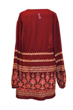Chiffon Embroidered Cardigan
