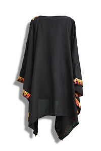 Block Embroidered Top