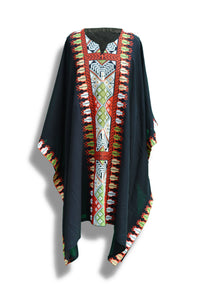 Block Embroidered Top