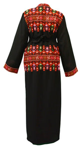 Block Print Open Abaya